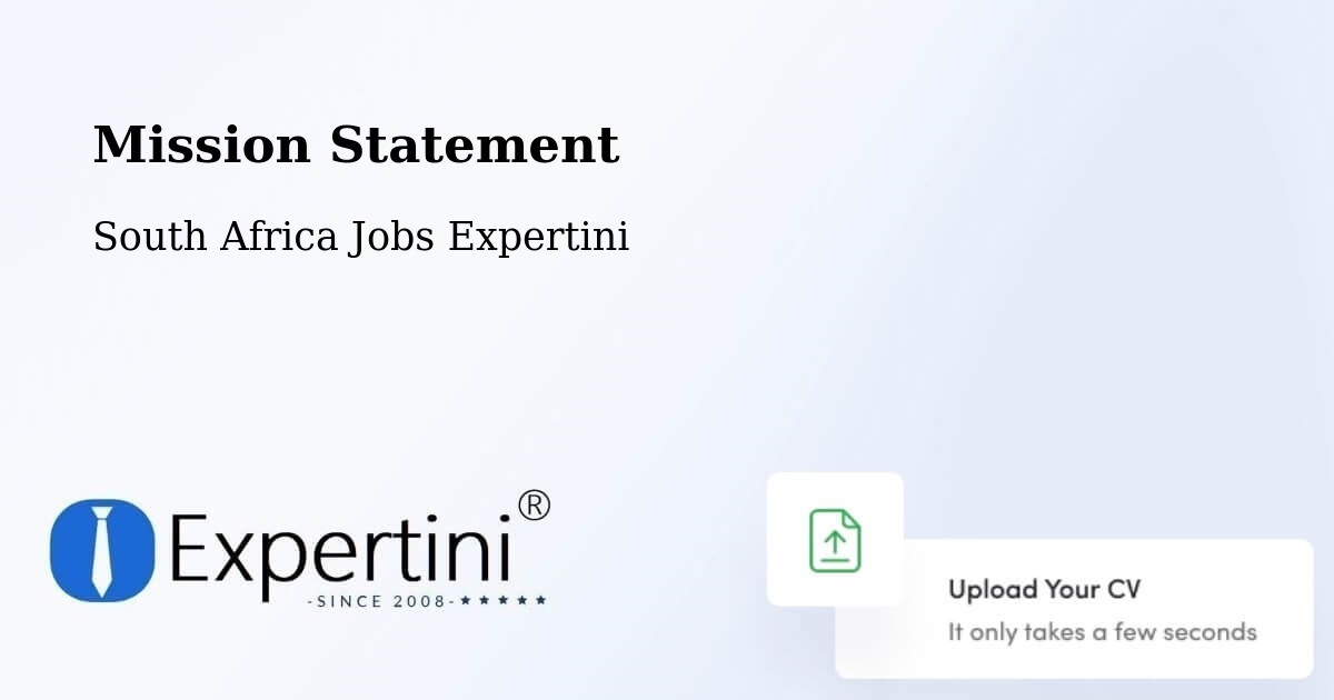 Corporate Mission – Adelaide - South Africa Jobs Expertini
